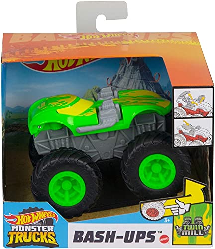 Hot Wheels Monster Truck coches de juguetes superchoques 1:43, modelos surtidos (Mattel GCF94)