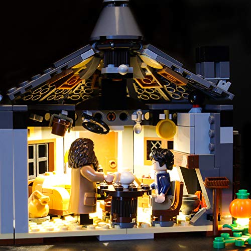 icuanuty Kit de Iluminación LED para Lego 75947, Kit de Luces Compatible con Lego Harry Potter - Cabaña de Hagrid Rescate de Buckbeak (No Incluye Modelo Lego)