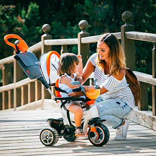 INJUSA - Triciclo Body Max Naranja para Bebés a partir de 10 Meses con Control Parental de Dirección, color (3254)