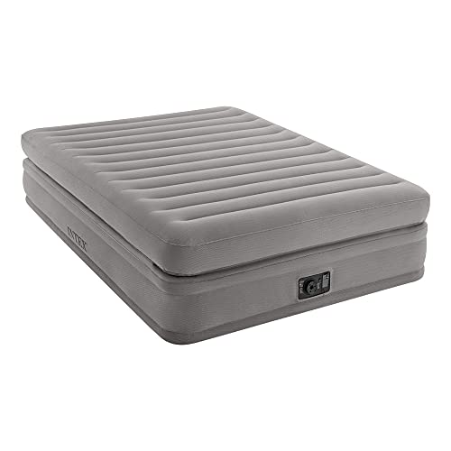 INTEX 64446 - Colchón hinchable Dura-Beam Deluxe Prime Confort 152x203x51 cm