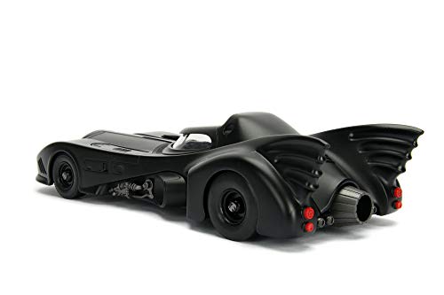Jada- Batmóvil Coche Metal 1989 1:24 coleccionismo, Color negro (253215002)