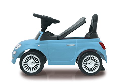 Jamara 460327 - Correpasillo Fiat 500 azul – Asa para empujar, Protección antivuelco , color/modelo surtido