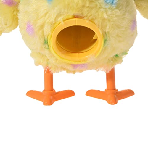 Jayehoze SHEDE Juguete De Gallina Que Pone Huevos Muñeco De Peluche Electrónico Divertido Juguetes De Peluche De Gallina Móvil Musical Regalo para Niños Durable Expert