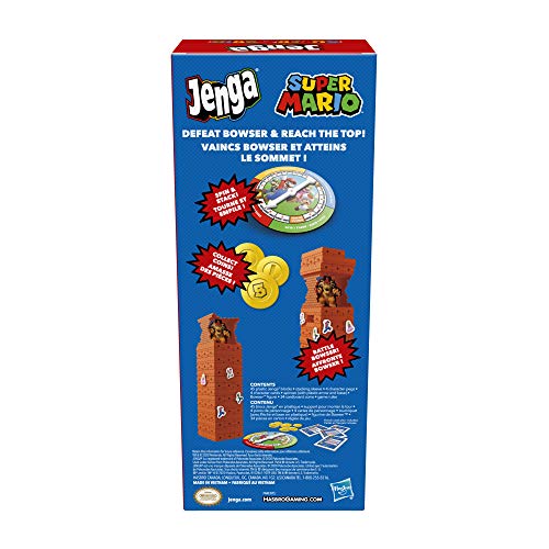 Jenga Super Mario - Juego de Mesa de dirección - Versión Francesa