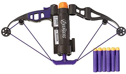 JJSFT Marvel Avengers 2 Hawkeye Arco y Flecha de Largo Alcance Suave Lanzador de Juguete para niño, Regalo de cumpleaños