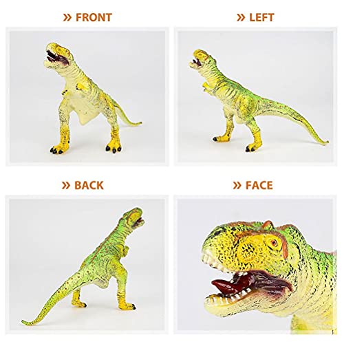 JOKFEICE Juguetes de Dinosaurios Figuras realistas de Dinosaurios de Vinilo Majungasaurus Proyecto de Ciencia Juguetes educativos para Aprendizaje Regalo de cumpleaños(Relleno de algodón)