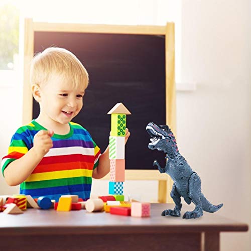 JooDaa Juguete de Dinosaurio simulación eléctrica Tyrannosaurus Rex Caminando y Puesta de Huevos Modelo de Dinosaurio de proyección