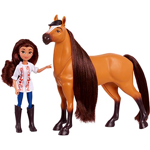 JP Spirit JPL39766 Spirit - Muñeca pequeña y Caballo - Lucky & Spirit