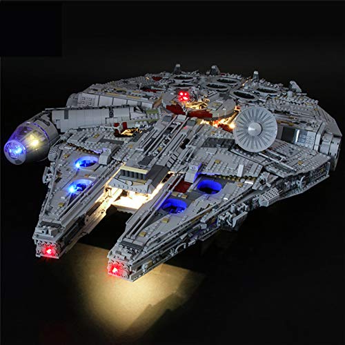 JTTM Kit de luz LED para Lego 75192 Star WS Millennium Falcon - Conjunto de Luces Compatible con Lego 75192 (NO Incluye Lego Modelo)