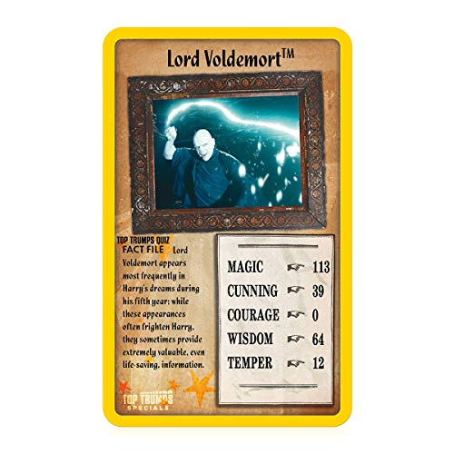 Juego de Cartas Especiales de Harry Potter y la Orden del Fénix Top Trumps