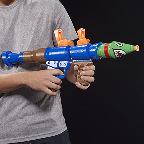Juguete Lanzador de Agua Fortnite RL Nerf Super Soaker. Aguacero Extremo. Capacidad de 98 mililitros, para niños, Adolescentes y Adultos