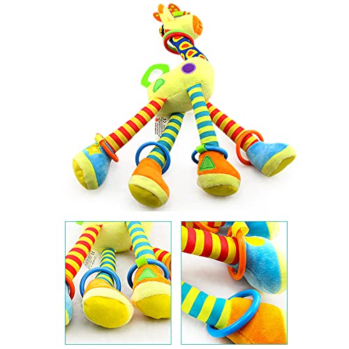 Juguete Sonajero Con Campanilla Para El Desarrollo De Los Niños 丨 Móvil De Cuna Con Juguete Giratorio Colgante 丨 Colgante De Cochecito De Juguete Pequeño 丨 Decoración De Cuna Para Niños Y Niñas Recién