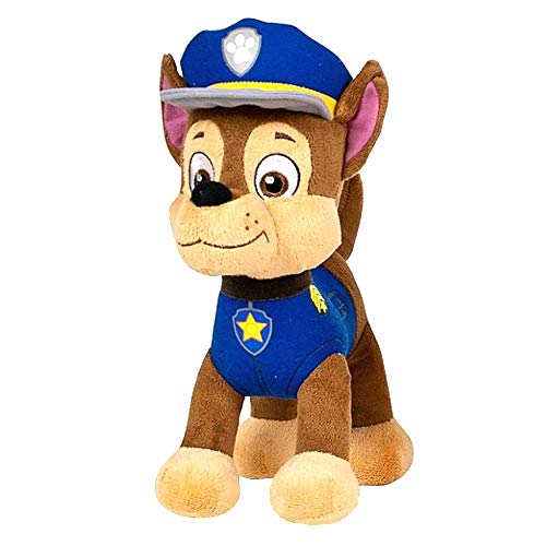 JuniorToys Chase Peluche | Patrulla Canina | Cachorro de 28 cm | Felpa Figura