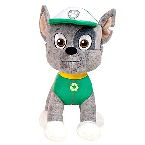 JuniorToys Rocky Peluche | Patrulla Canina | Cachorro de 28 cm | Felpa Figura