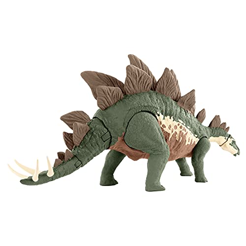 Jurassic World Dinosaurio Stegosaurus Escapista Figura articulada de juguete que escapa de su jaula (Mattel GWD62)