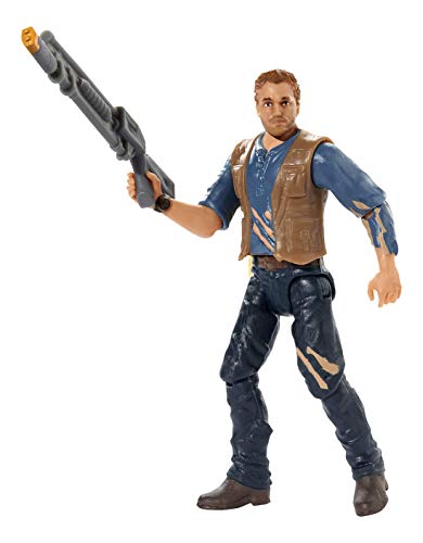 Jurassic World Figura de acción básica Owen en la batalla Lockwood (Mattel FMM07)