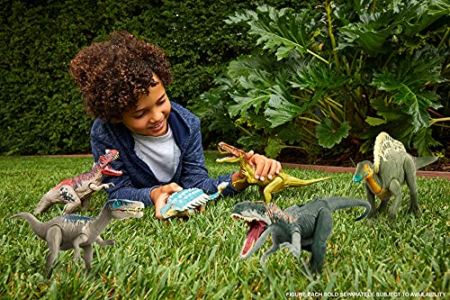 Jurassic World Ruge y Ataca Baryonyx Dinosaurio figura articulada de juguete con sonidos Mattel GWD12