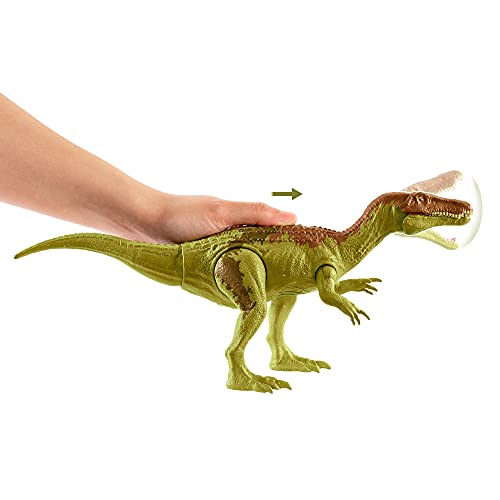Jurassic World Ruge y Ataca Baryonyx Dinosaurio figura articulada de juguete con sonidos Mattel GWD12