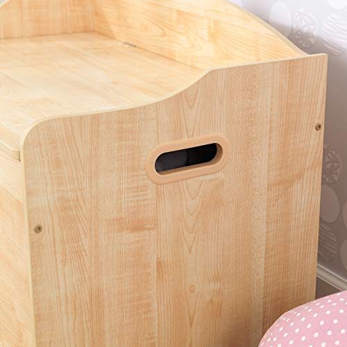 KidKraft Austin Baúl con Tapa para almacenaje de Juguetes, Muebles para Salas de Juego y Dormitorio de niños, Marrón (Madera), 77,6 x 46,4 x 49,8 cm , color/modelo surtido
