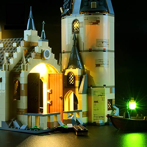 Kit De Iluminación Led para Harry Potter-Gran Comedor De Hogwarts-Compatible con Ladrillos De Construcción Lego Modelo 75954(NO Incluido En El Modelo)