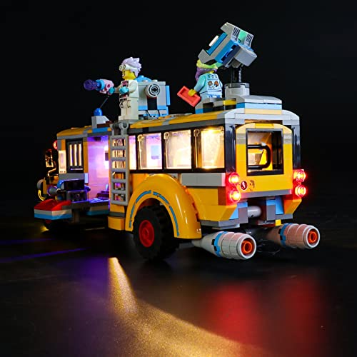 Kit De Iluminación Led para Lego Hidden Side Paranormal Intercept Bus, Compatible con Ladrillos De Construcción Lego Modelo 70423 (NO Incluido En El Modelo)