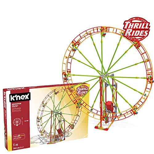 K'nex 41212 Thrill Rides. Noria Revolution. Juego de Construcción con Motor. 344 Piezas. A Partir de 7 años. (Ref