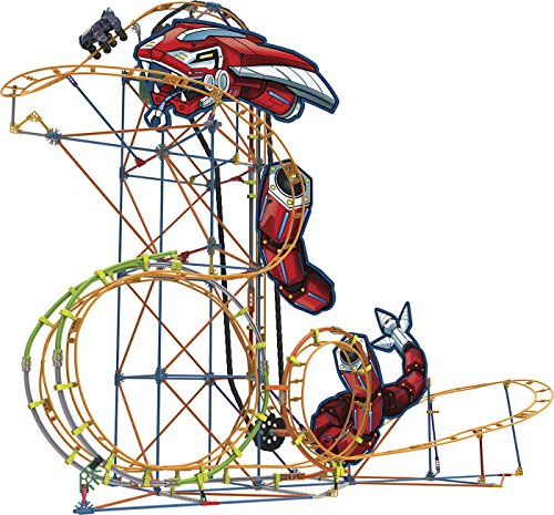 K'nex- Knex Thrill Rides Montaña Rusa Mecha Strike 540 Piezas (Fábrica de Juguetes 41228.0)