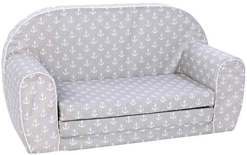 KNORRTOYS.COM Knorrtoys 68443-Kindersofa-Maritim Grey Sofá Infantil