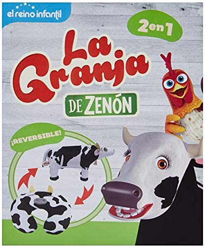 La Granja de Zenón AR08023- Peluche Almohada 2 en 1 (VACA LOLA)