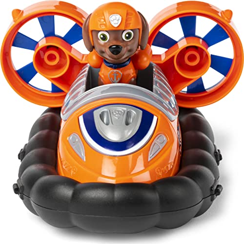La Pat' Patrouille 6054436 - Vehículo con 1 Figura de Zuma de la Patrulla Canina, Juguete Infantil a Partir de 3 años de Edad