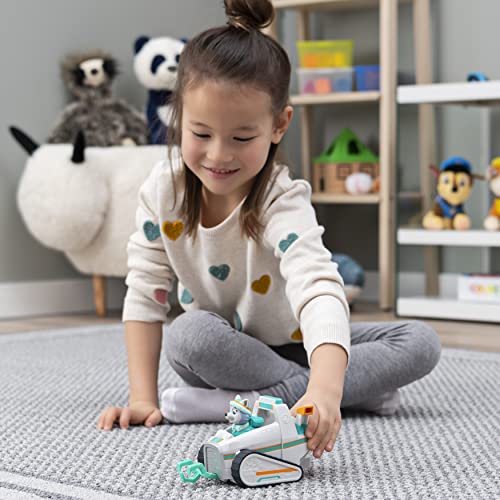 La Pat' Patrouille 6056856 - Vehículo con 1 Figura de Everest de la Patrulla Canina, Juguete Infantil a Partir de 3 años de Edad