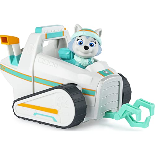 La Pat' Patrouille 6056856 - Vehículo con 1 Figura de Everest de la Patrulla Canina, Juguete Infantil a Partir de 3 años de Edad