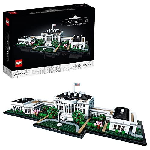LEGO 21054 Architecture La Casa Blanca, Set de Construcción para Adultos, Maqueta de Exposición