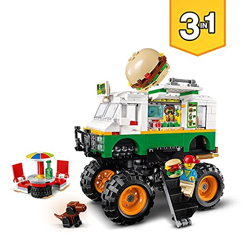 LEGO 31104 Creator Monster Truck Hamburguesería Juguete de Construcción