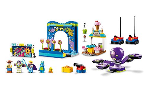 LEGO 4+ Toy Story 4 - Buzz y Woody: Locos por la Feria, Set de Construcción con Atracciones de Juguete, Incluye Minifiguras (10770)