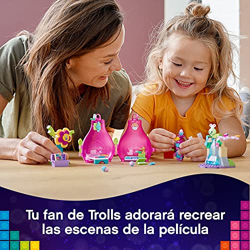LEGO 41251 Trolls World Tour Vaina de Poppy Juguete de Construcción para Niños y Niñas +4 años con Mini Figura