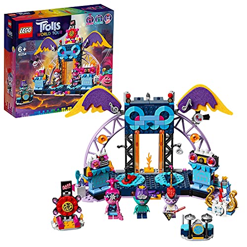 LEGO 41254 Trolls World Tour Concierto en Volcano Rock City Juguete de Construcción