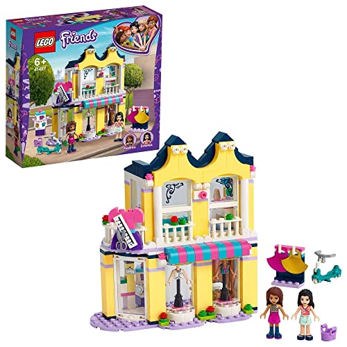 LEGO 41427 Friends Tienda de Moda de Emma Juguete de Construcción para Niños y Niñas de +6 años Boutique con Mini Muñecas