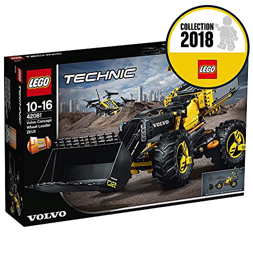 LEGO 42081 Technic Prototipo Volvo de cargadora con Ruedas ZEUX