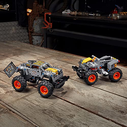 LEGO 42119 Technic 2en1 Monster Jam MAX-D, Juguete de Camión y Quad, Set de Construcción, Cumpleaños para Niños a Partir de 7 Años