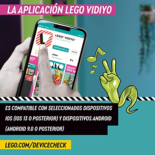 LEGO 43109 VIDIYO Metal Dragon Beatbox, Creador de Vídeos Musicales de Juguete, App Realidad Aumentada, Set con Mini Figura