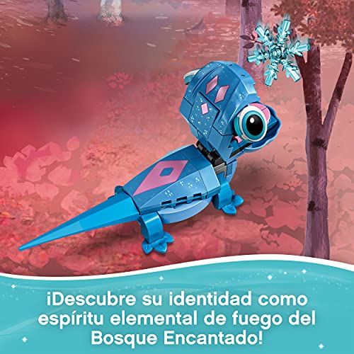 LEGO 43186 Disney Princess Personaje Construible: Bruni la Salamandra, Juguete y Regalo de Frozen 2 para Niñas y Niños +6 Años