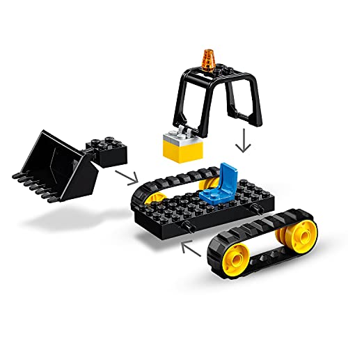 LEGO 60252 City Buldócer de Construcción Juguete de Construcción para Niños y Niñas +4 años con 2 Mini Figuras