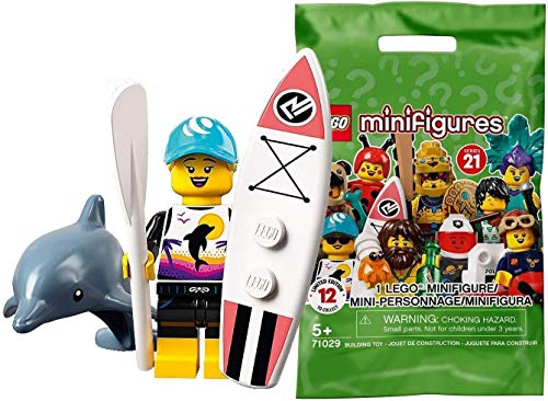 Lego 71029 Minifiguras coleccionables Serie 21 - Paddle Surfer