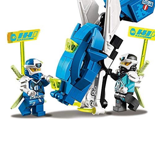LEGO 71711 Ninjago Ciberdragón de Jay con 5 Mini Figuras: Jay Digital, NYA Digital, Unagami, Hausner y Richi