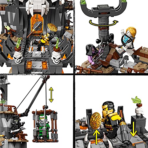 LEGO 71722 Ninjago Mazmorras del Brujo de los Muertos Juguete de Construcción