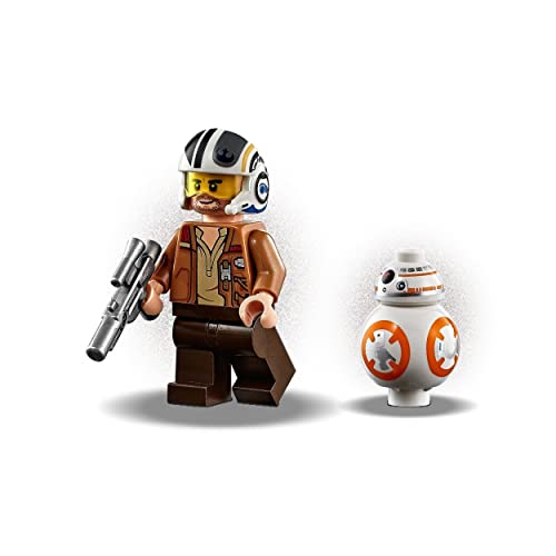 LEGO 75297 Star Wars ala-X de la Resistencia, Nave Espacial de Juguete con Mini Figuras de BB-8 y más para Niños de +4 años