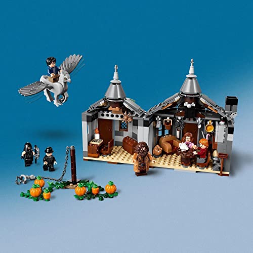 LEGO 75947 Harry Potter Cabaña de Hagrid Rescate de Buckbeak, Juguete de Construcción para Niños +8 años con Mini Figuras