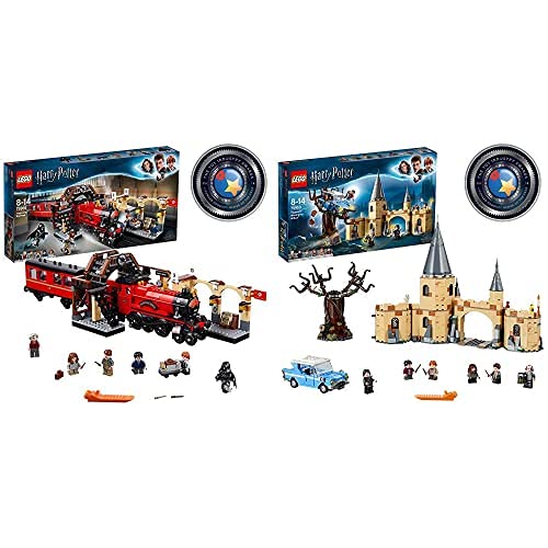 LEGO  75955 Harry Potter Expreso De Hogwarts Y Andén 9 Y 3/4 Juguete De Construcción +  75953 Harry Potter Sauce Boxeador De Hogwarts Juguete De Construcción