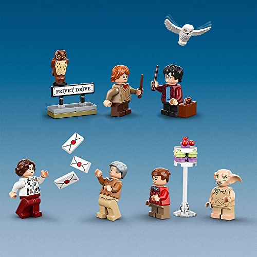 LEGO 75968 Harry Potter Número 4 de Privet Drive Juguete de Construcción para Niños +8 años con Ford Anglia y 6 Mini Figuras